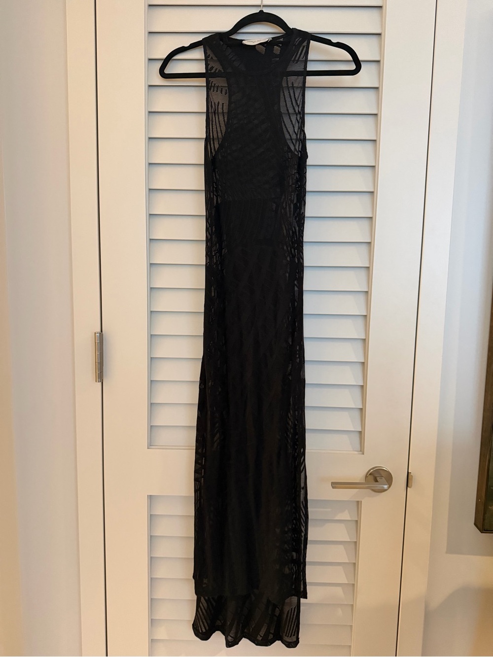 Public School New York Black Sheer Dress
